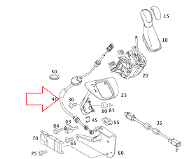 Vito W639/Viano 651 Motor Vites Halatı/Vites Teli OTOMATİK