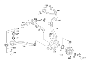 Mercedes W221 272 Motor Ön Teker Porya Bilyası/Tamir Takımı
