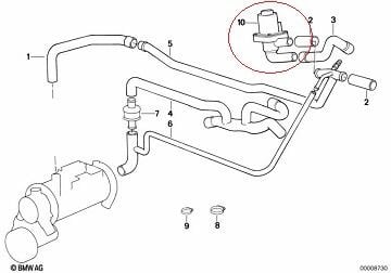 Bmw E32 750 İlave Su Pompası