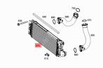 Sprinter W907 651 Motor İntecool Radyatörü/Turbo Radyatörü