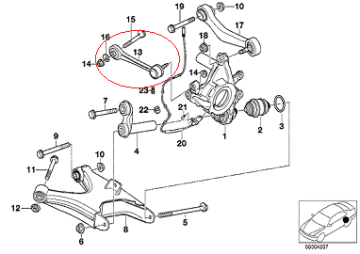 Bmw E39/E38 Arka Alt Salıncak