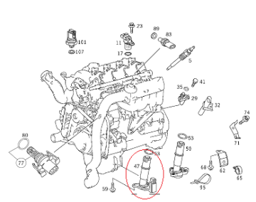 Mercedes Sprinter W901/Vito W638 Karter Yağ Müşürü