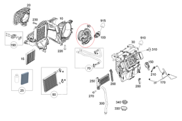 Sprinter W907 Kalorifer Motoru