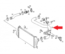 Sprinter W904/W902/W901/W903 611 Motor İnterkol Hortumu/Turbo Hortumu/Sağ
