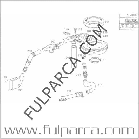 Mercedes W124 102 Motor Soket