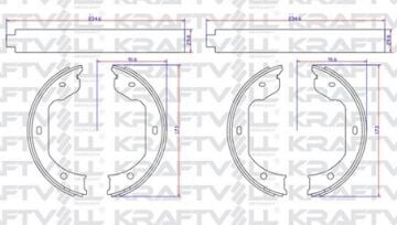 Bmw E46/E39/E60/E63/E65/E66/X3/X5 El Fren Balatası
