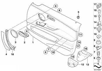 Bmw E90 Kapı Tutamak /Kapı Kolu Bej ÖN SAĞ