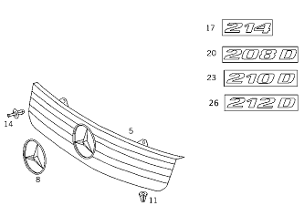 Sprinter W903/W901/W902 Ön Panjur