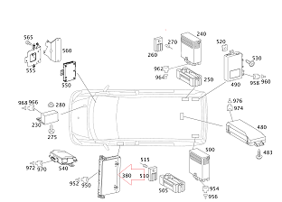 Vito W639 Kapı Beyni Ön SOL