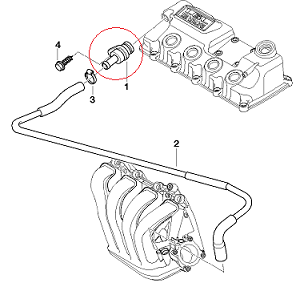 Mini Coopar R50/R52/R53 Karter Havalandırma Valfi