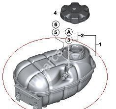 Bmw F20/F30 N47/B47 Motor Yedek Su Deposu/Genleşme Tankı