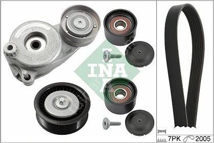 Vito W639/Viano/Sprinter/Mercedes W204/W212/W219/W211/W221/W164/W251/WGLK204 642 Motor V Kayış Gergi Kütüğü SET
