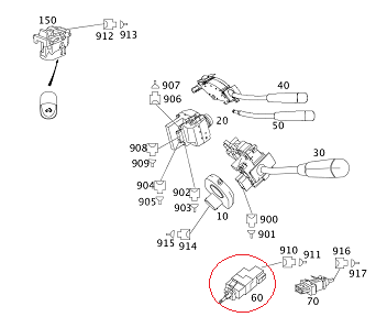 Vito W639/Viano Fren Pedal Müşürü/Pedal Şalteri