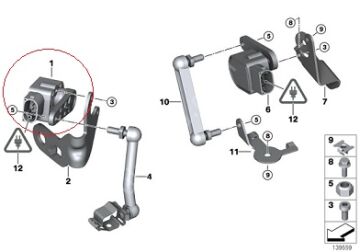 Bmw X5 E53/E46/E39/E53/E60/E65/Z4 Far Yükseklik Ayar Sezici/Far Sensörü