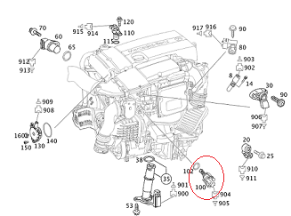 Vaneo W414/W203/W204/W169/W176/W177/ Sprinter 271 Motor Su Sıcaklık Sensörü/Isı Müşürü