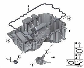 Bmw F10 N20 Motor Alt Karter Contası
