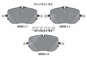 Mercedes W206 Ön Fren Balatası