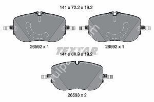 Mercedes W206 Ön Fren Balatası