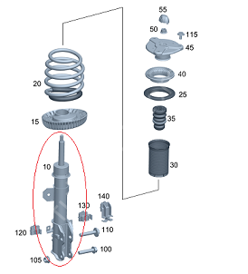 Vito W447 Ön Amortisör 622 RENO Motor