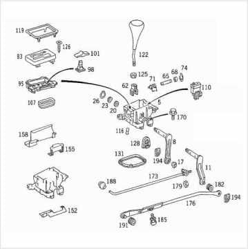 Mercedes W115/M116/W123/W124/W201/W204/W210 Vites Kol Sekmanı