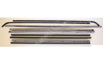 Mercedes W123 Nikelaj Takım/Çevre Nikelaj Takım Üst  9 Parça