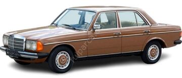 Mercedes W123 Nikelaj Takım/Çevre Nikelaj Takım Üst  9 Parça