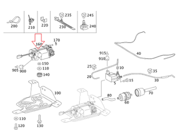Vito W639/Viano W639 Arka Amortisör Kompresörü/Hava Kompresörü/Air Pompası