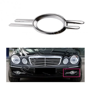 Mercedes W211 Sis Farı Çerçevesi SOL Krom Nikelaj Yeni Model