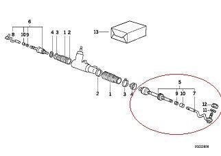 Bmw E36/Z 3 Rot Kolu/Rot Mili Komple