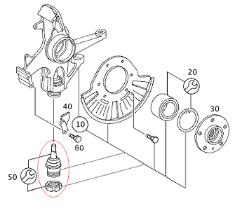 Mercedes ML W163 Jeep Alt Rotil  SAĞ/SOL