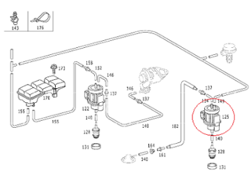 Mercedes W203/W210/W220/Sprinter/Vito W639/W638/Vaneo W414 611/612/668 Motor Turbo Basınç Valfi/Basınç Ventili/Basınç Sensörü/Basınç Müşürü/Selonoid Ventili