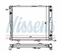 Mercedes W124  Otomatik Klimalı Su Radyatörü Dizel