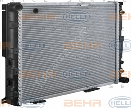 Mercedes W124 M602 M603  Otomatik Klimalı Su Radyatörü