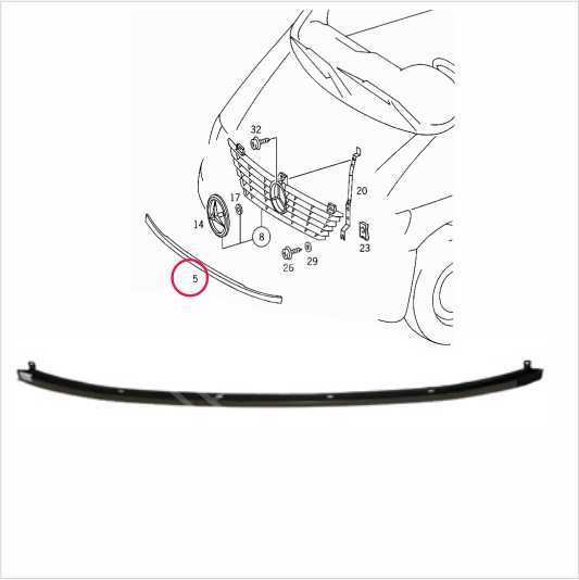 Vito W638 Ön Panjur Alt Sacı/Panjur Bıyığı