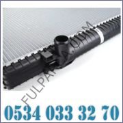 Mercedes W126 117 Motor 380,500 Sel,560 Sec 79-91.Su Radyatörü