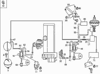 Mercedes 601/612/612/613 Motor Hava Tahliye Ventili/Hava Tahliye Subabı