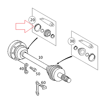 Sprinter W901/W904 Aks Körüğü Ön İç