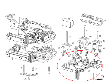 Mercedes W210/203/W208/W204/W211/W220/W140 Otomatik Şanzuman Kartı/Şanzuman Ünitesi
