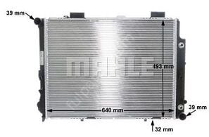 Mercedes E Seri W210 111 Motor Su Radyatörü/Kompresör