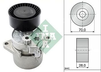 Vito W639/Sprinter/W203/W210/W211/6117612/613/646/647 Motor Kayış İna Marka Gergi Kütüğü